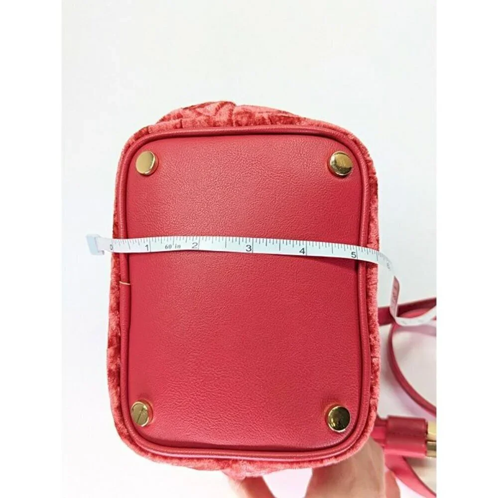 I.N.C. International Concepts Meliss Small Red Velvet Bucket Bag (MSRP $80)